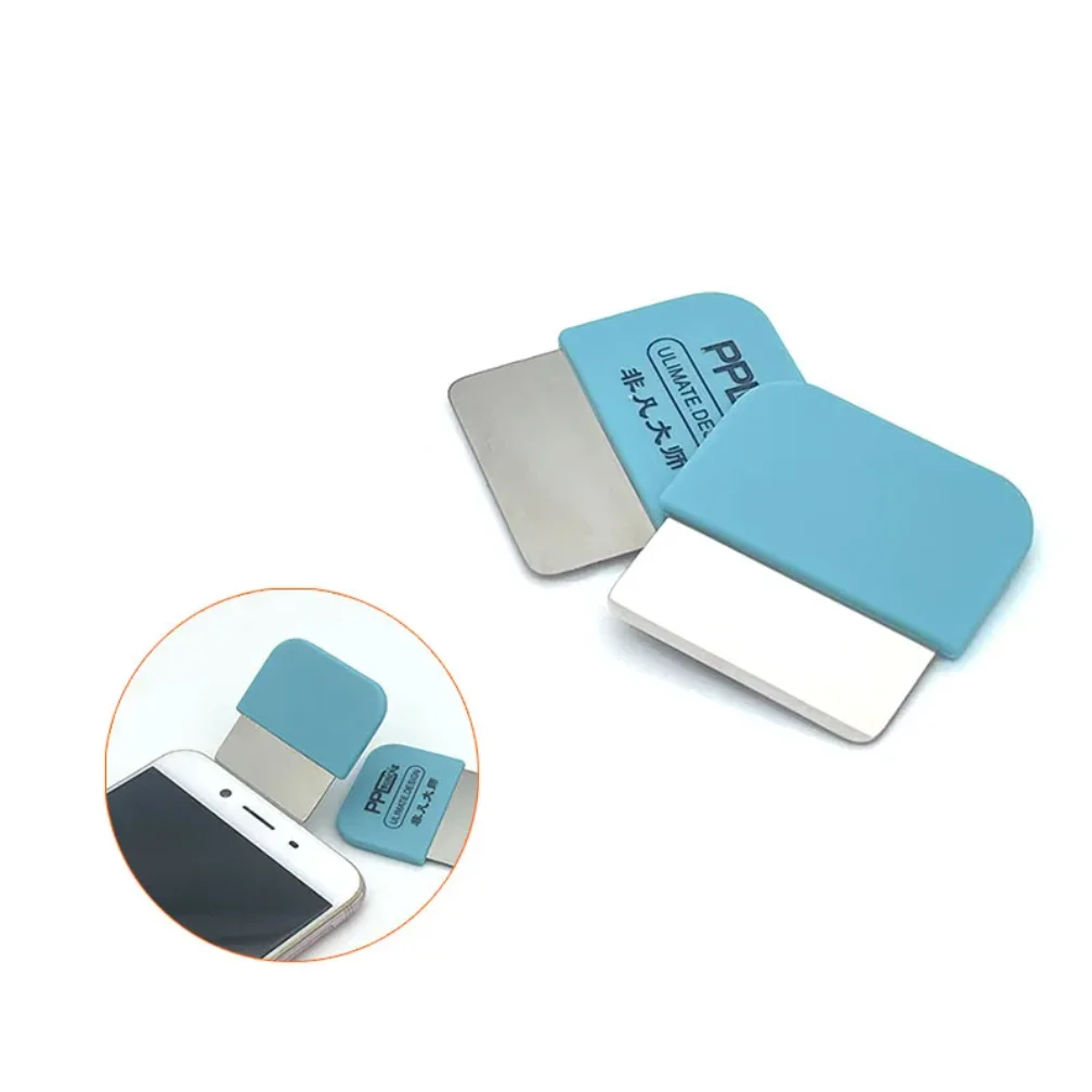 

1Pcs ultra thin metal opening card With plastic handle for mobile phone ipad LCD screen display disassemble Pry opening tools