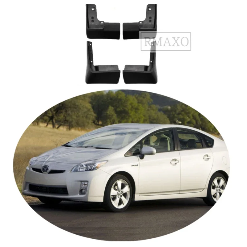 For TOYOTA PRIUS XW30 2010-2013 Mudflaps Splash Guards Front rear Mud Flap Mudguards Fender Modified special