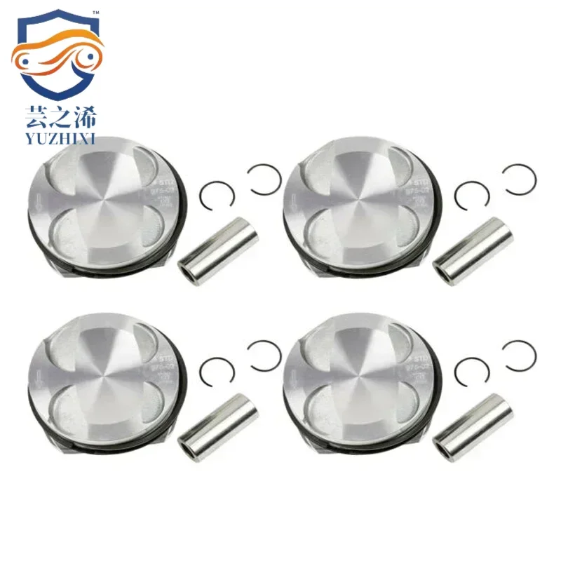 

4PCS 11257601077 11257584117 11257601181 0628.W4 Piston for BMW MINI F20 F21 F30 F31 R55 R57 R56 N13 N18 N13B16A N18B16A 5FW EP6