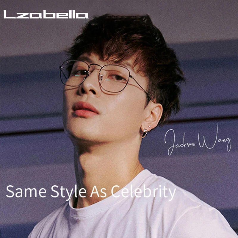 

Lzabella 2025 New Round Eyewear Frame Made Of Pure Titanium Ultra Light And Comfortable Fashionable Men's Prescription Glasses