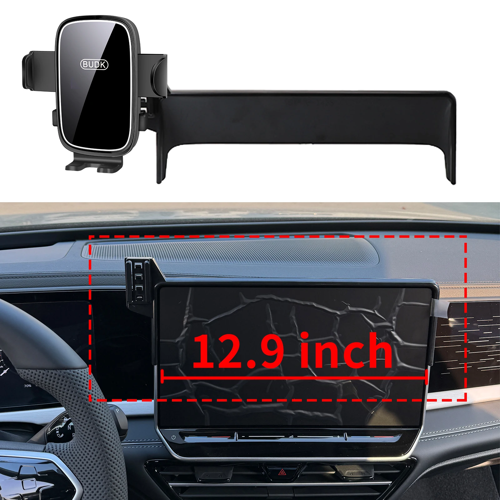 

Подходит для Volkswagen VW Passat B9 2024 2025 2026, индивидуальный держатель для телефона, крепление на приборную панель, основание экрана, без дрели, автомобиль ​ ​ аксессуары