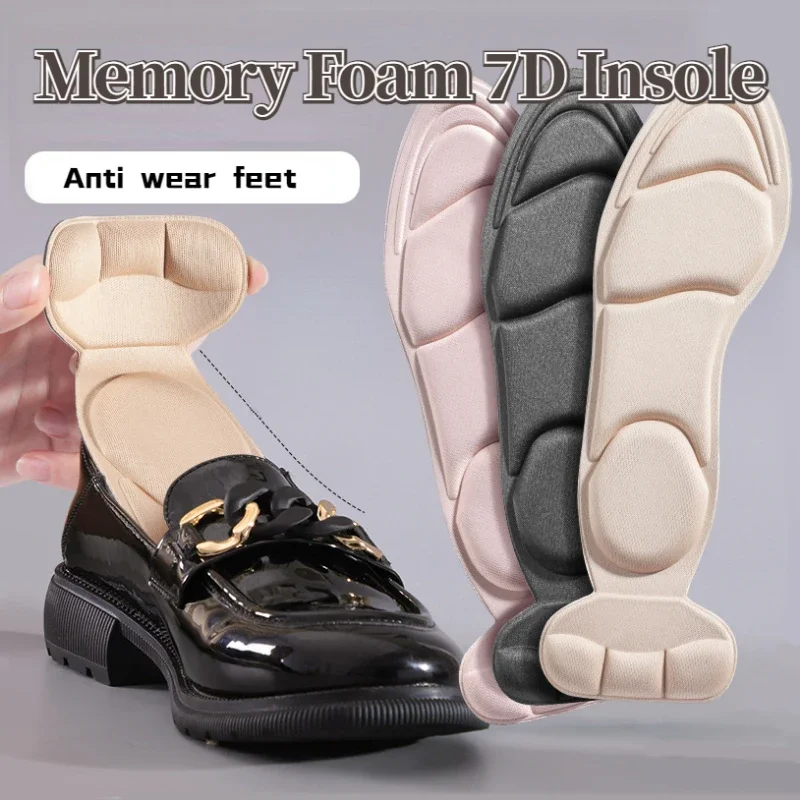 النساء نعل كعب عالٍ سوبر لينة طرف مدبب تنفس الإسفنج كامل طول نعل المضادة للانزلاق للنساء حذاء قوس دعم النعال #1