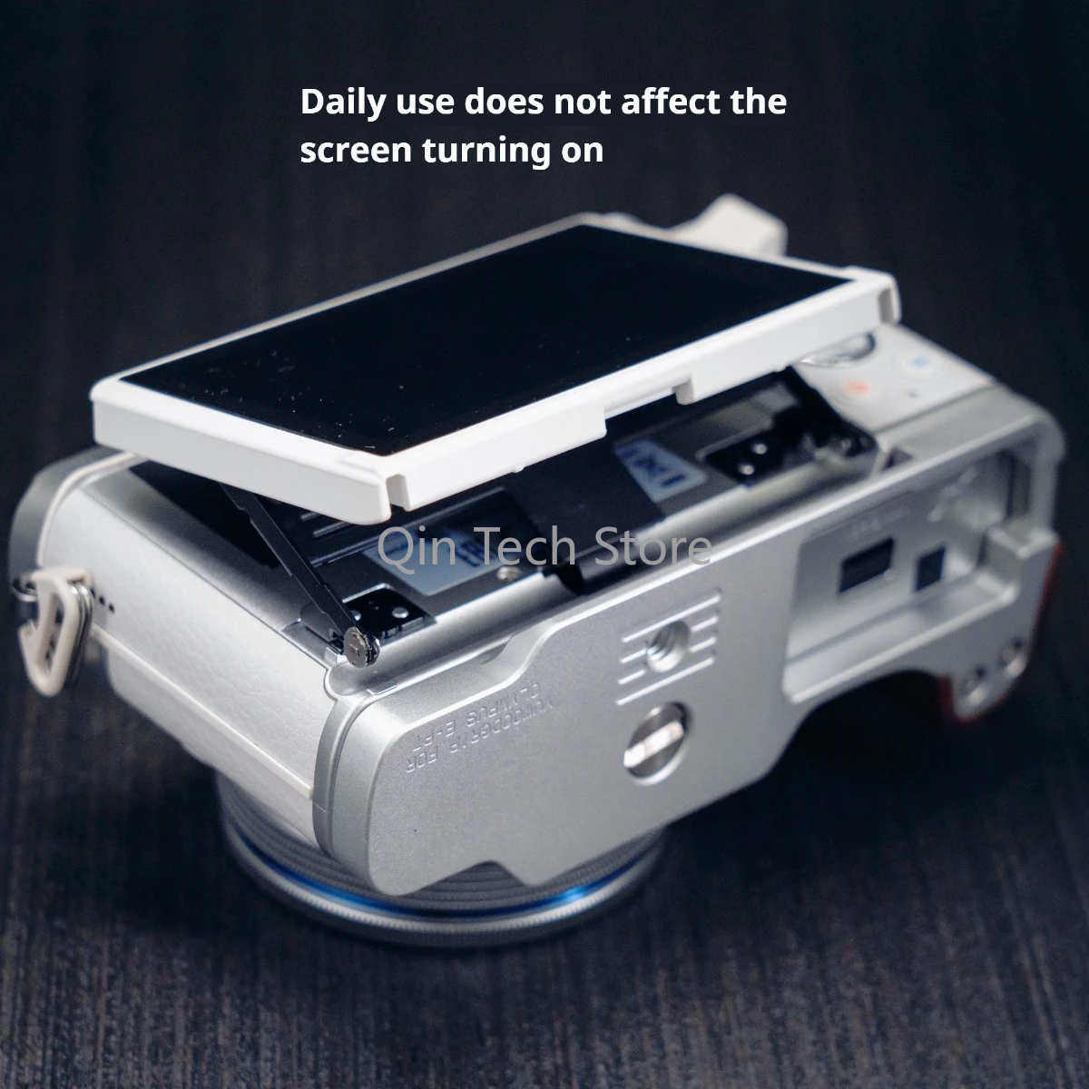 Aluminum Alloy Hand Grip Quick Release Plate L Bracket Holder Wooden Handle for Olympus PEN E-P7 Photography Studio Equipment