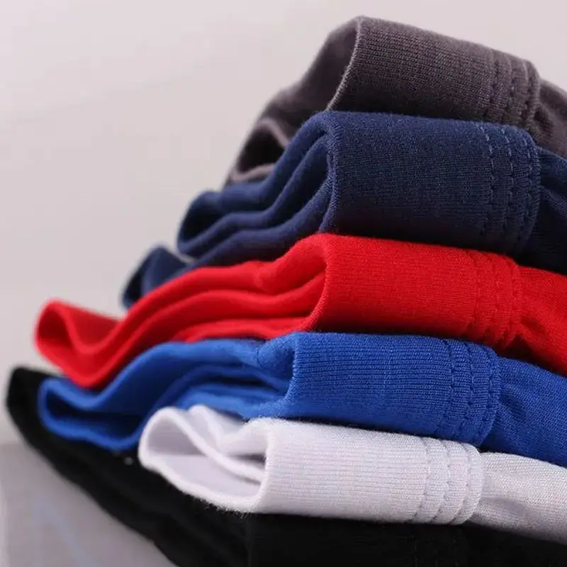 남성용 스포츠 롱 레그 팬티 모달 사각팬티 러닝용 내구성 속건 롱 팬티 3매