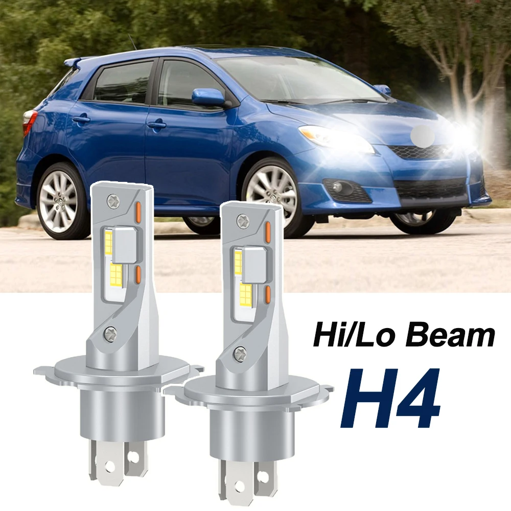 

Светодиодная автомобильная лампа для фар 20000LM H4 9003, комплект для переоборудования с двойным лучом (ближний/дальний свет), 6000K, белый свет, для автомобилей