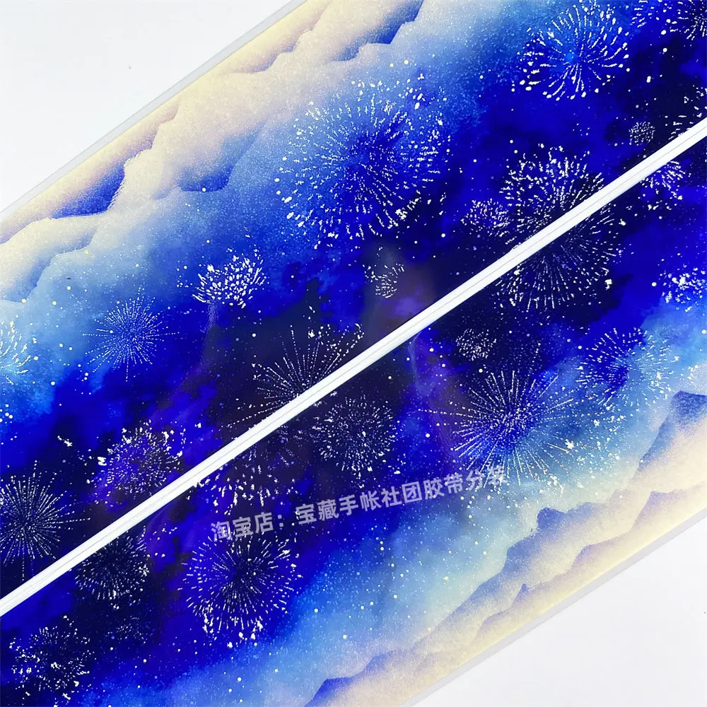 Journal washi pet tape u44 firew0rks spring mountain zero flower sky night ancient PET scrapbooking collage diy sticker