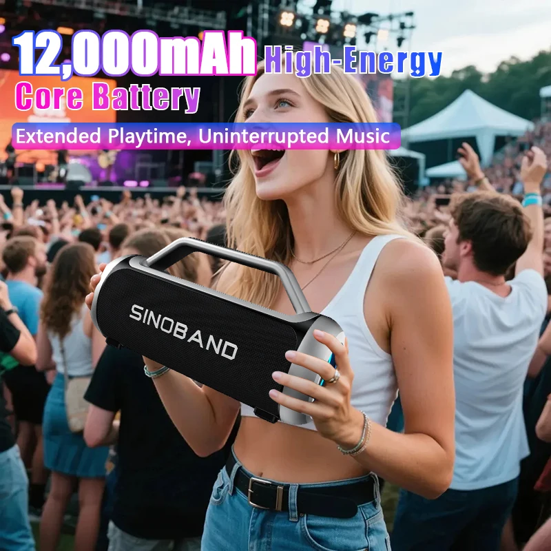 

XDOBO 120W Soundbar Speaker Subwoofer 12000mAh Battery Wireless Karaoke Stereo Handle Outdoor Home TV Speaker With Microphones