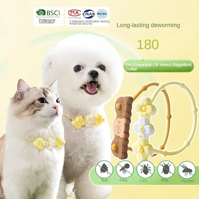 

Cat insect repellent collar, flea removal, lice prevention, insect repellent ring, cat bell collar, scarf, dog collar