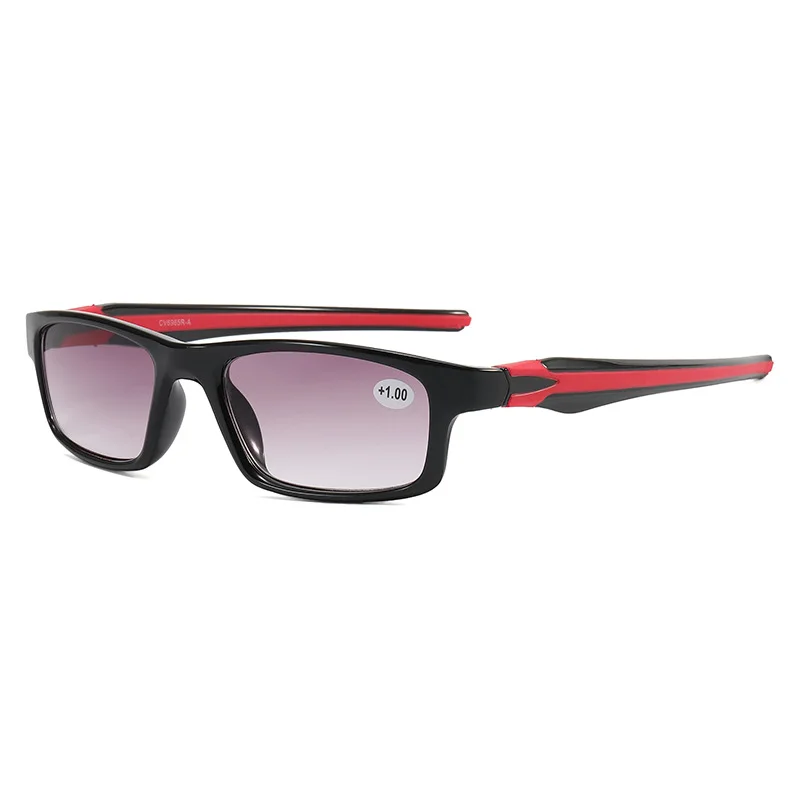 Outdoor Sport Square Frame Reading Sun Glasses For Men Dioptric Reader Unisex Fashion Reading Eyewear With +1.0 to +4.0