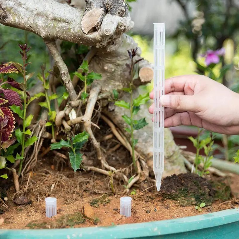 20Pcs 25CM Plastic Plant Ventilation Pipes Root Rot Prevention Perfect For Indoor Outdoor Potted Planting Gardening