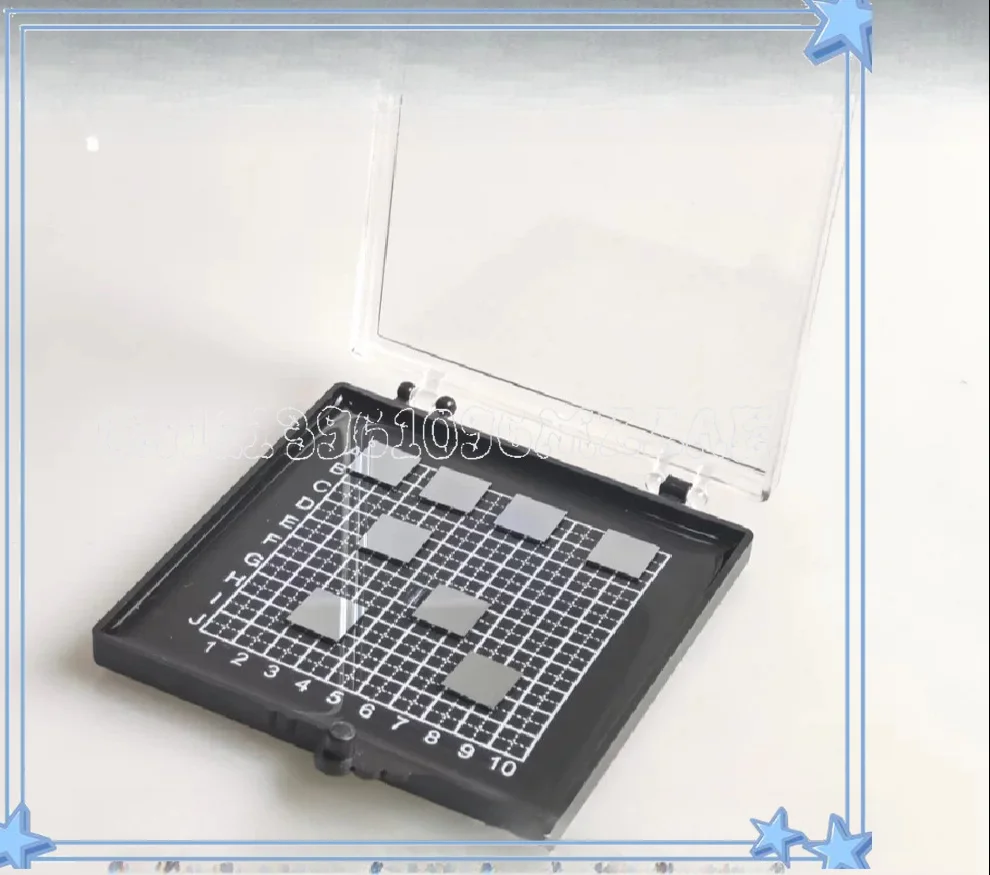 Square Single Crystal High Purity Silicon Wafer Scientific Research Polishing AFM Coating SEM Optical Biological Carrier