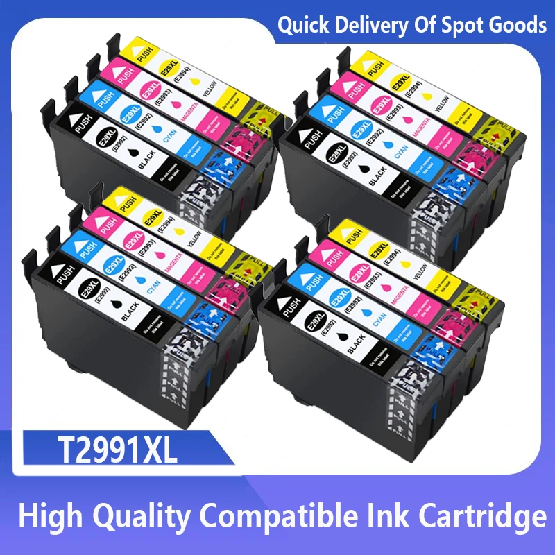 29XL T2991 T2991XL T29XL compatible For Epson ink Cartridges xp 235 247 245 332 335 342 345 435 432 445 442 printer