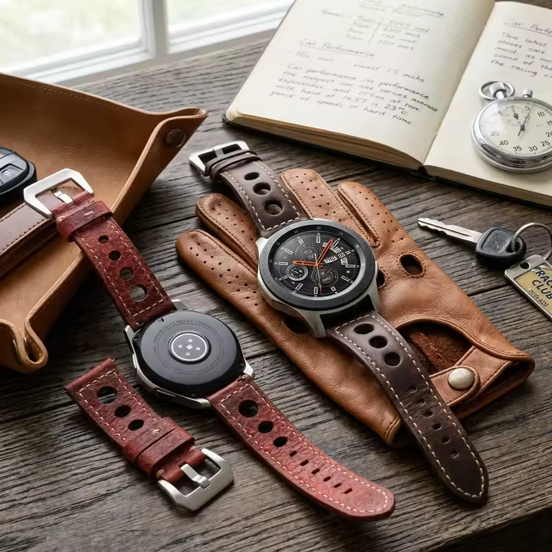 Cowhide Watch Strap Bracelet Vintage Genuine Leather 20mm 22mm 24mm Watchband Women Men Fashion Watch Band Belt With Pin Buckle - Image 2