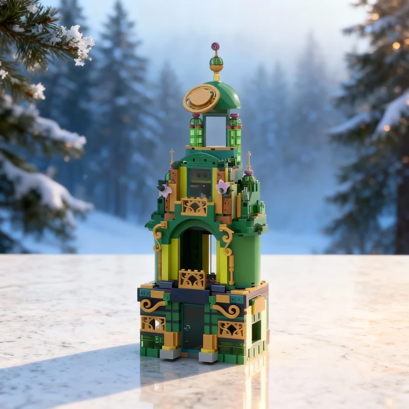 

576PCS MOC Medieval Castle There S No Place Like Home Wicked Model DIY Creative Assembly BricksDecor Display Birthday Gift Set