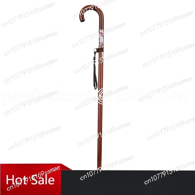 Walking Stick for the Elderly Imported Solid Wood Gentleman Cane Classic Stick Crutch Gift