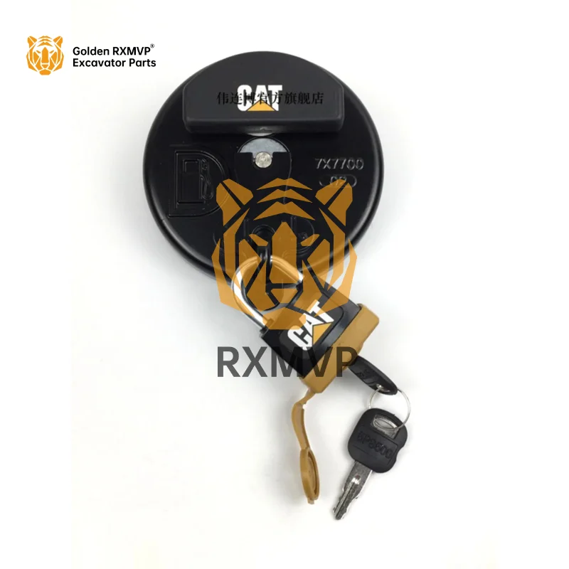 Excavator for Caterpillar cat anti-theft diesel fuel tank cover 320D 325C 329D 336 345 padlock excavator accessories