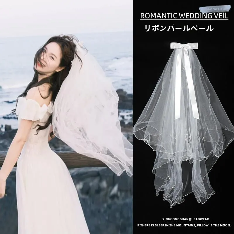 

Простая короткая свадебная фата, головной убор для невесты, аксессуар для регистрации брака и помолвки, из мягкого тюля, с возможностью индивидуального дизайна