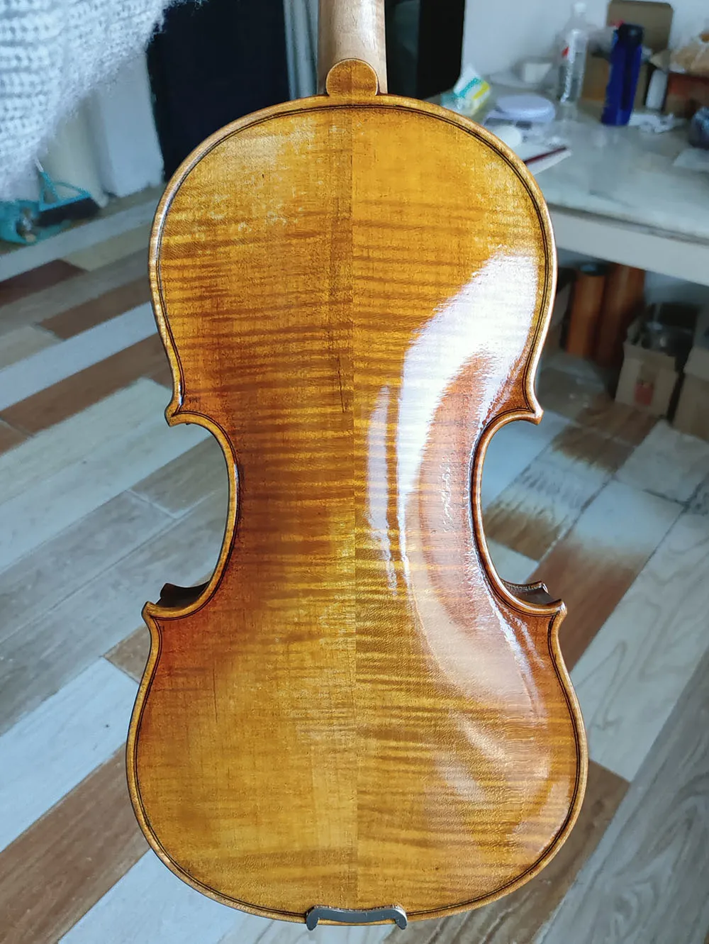 Antonio Stradivarius 1714 Soil Copy Professional Violin 4/4 Size #3386 Master European Spruce Handmade Oil Varnish