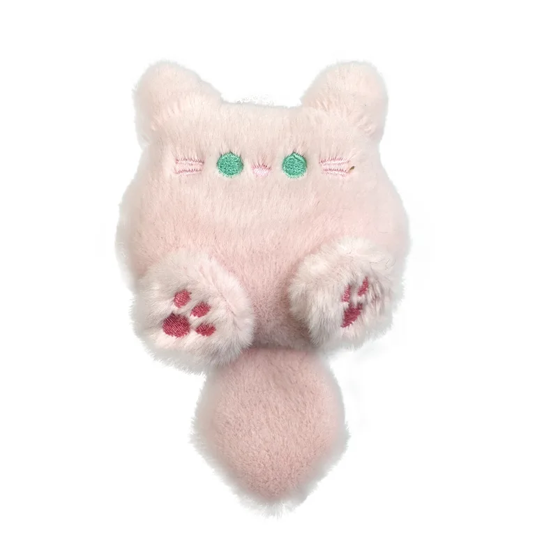 حار بيع شعبية لطيف القط أفخم قلادة عروسة كارتون ظهره المفاتيح قلادة أفخم الذيل القط الفتاة هدية