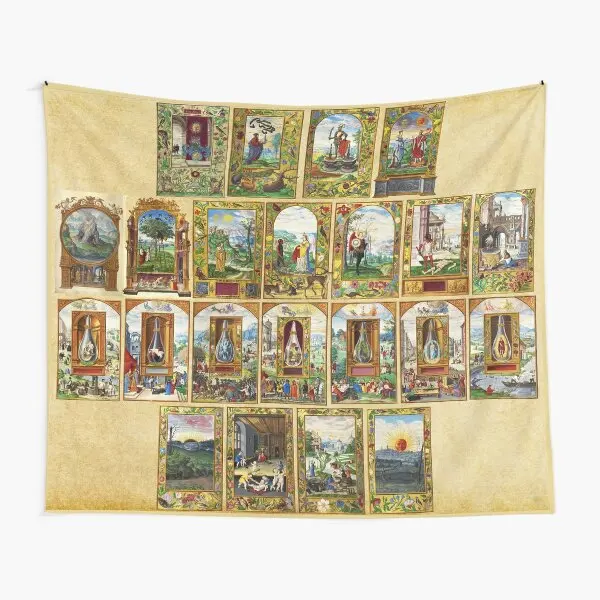 Splendor Solis  Tapestry Beautiful Wall Living Decoration Travel Mat Printed Art Bedspread Home Towel Colored Bedroom Hanging