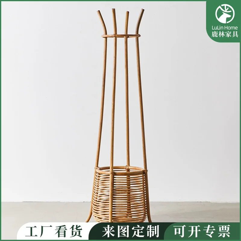 Nordic ins Garderobe B & B Hotel Rattan Boden Hängen Kleiderbügel Tür Hängen Kleiderbügel Rattan Handgemachte Rattan