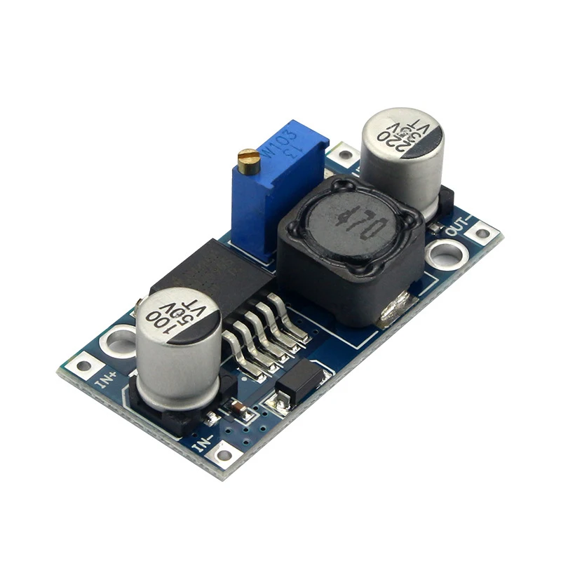 Adjustable Output LM2596S Step Down Power Supply Module DC To DC Buck Converter Voltage Regulator Conversion Power Supply Module