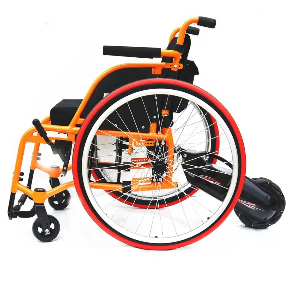 Coofull Electric Wheelchair Booster That Can Be Attached to an Ordinary Wheelchair Household Electric Wheelchair and Hand view 6