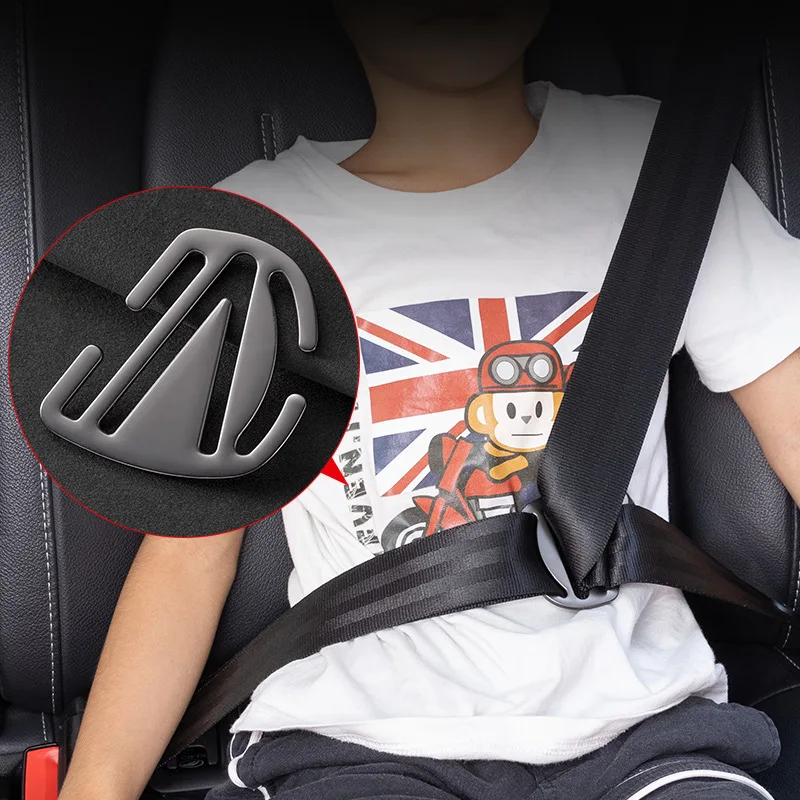 

Safety Seat Belt Adjuster Anti-Neck Belt Positioner Stopper Shoulder Guard Buckle Kids Safety Seat Belt Cover Car Accessories