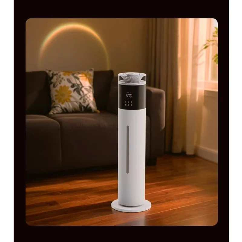OEM 8L Floor Standing Smart Ultrasonic Humidifier with Humidistat Control for Home & Hotel Use Silent Operation Large Capacity