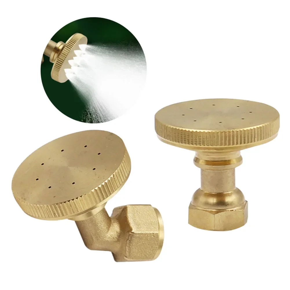Adjustable 8 Hole Brass Sprayer Nozzle Atomizing Spray Fitting Hose Fitting Garden Nozzle Spray Pesticide Misting Nozzle