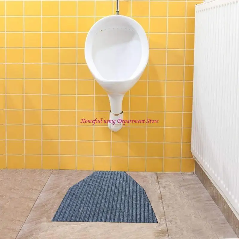  Anti Slip Absorbent Urinal Mat For Men Bathroom Safety Polyester Floor Rug Pad