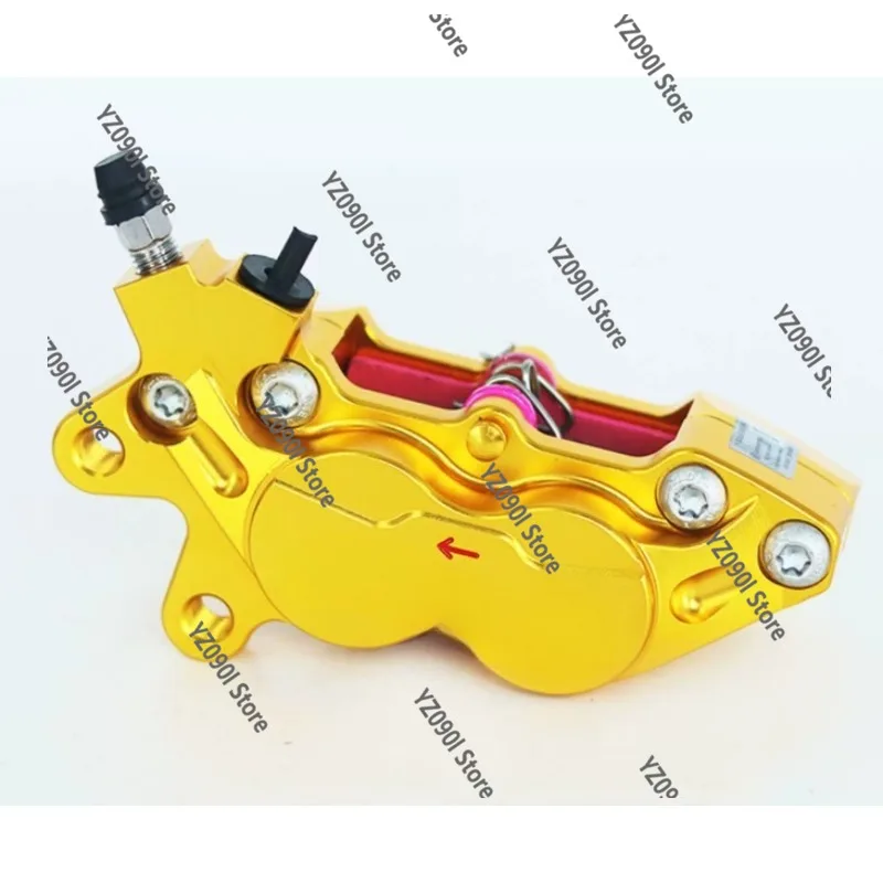 

High Precision CNC 4-Piston Brake Caliper Motorcycle EV Modified Parts