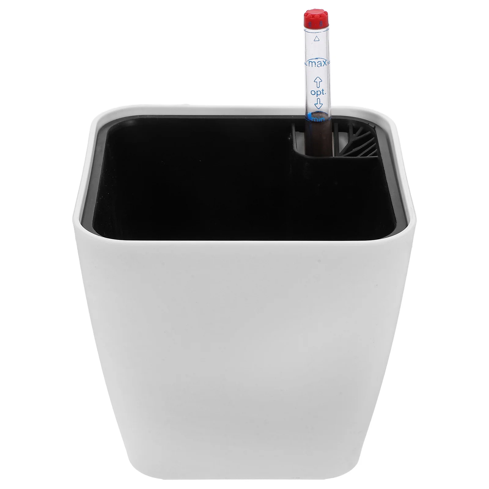 

Decor Mini Flower Pot Water for Plants Green Dill Garden White Polypropylene Resin