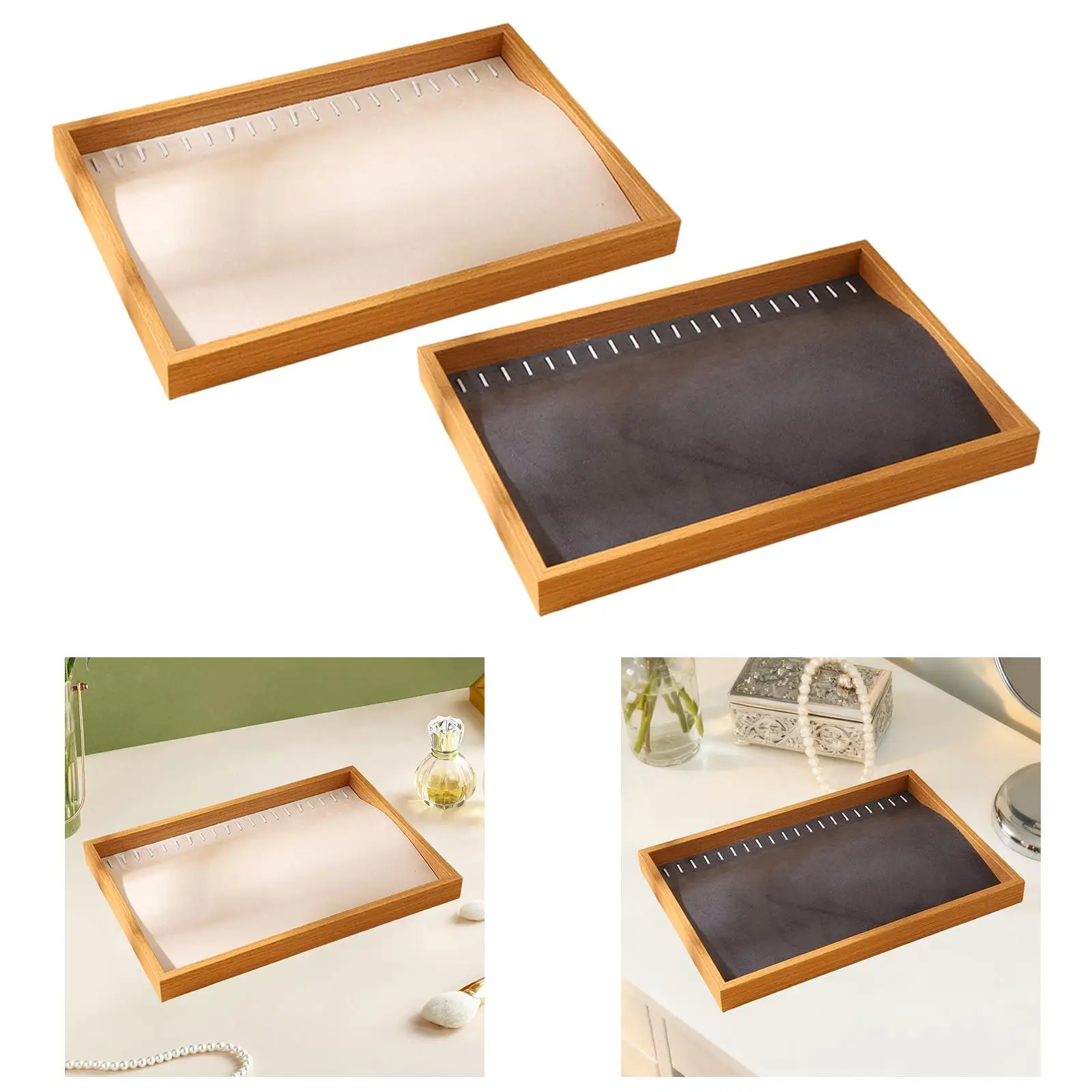 

Поднос для демонстрации ювелирных изделий, держатель для ожерелья, подарки, прямоугольный орнамент, дочь для нее