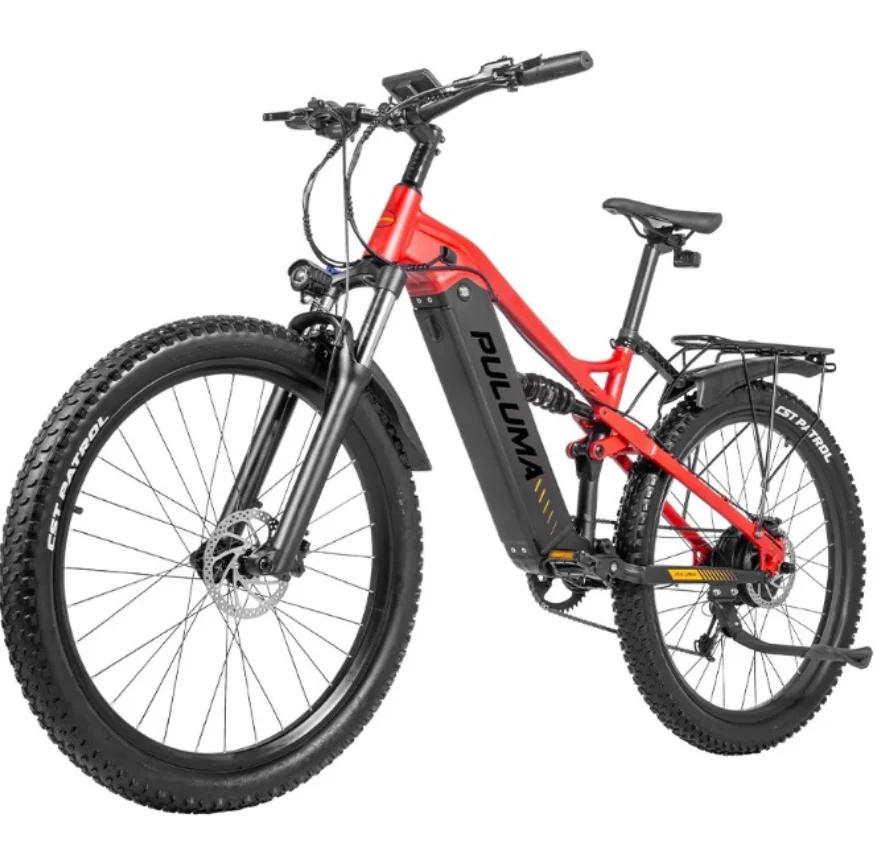 new  latest 1000W 48V 20AH mountain electric bicycle 27.5*2.8'' Max speed 45km/h full suspension electric bike off-road e-bike