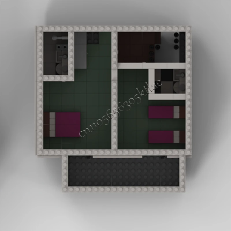 1713 Piezas, Casa, Calle, Hotel Australiano, MOC, Bloques de Construcción Modulares Personalizables, Tecnología, Modelo Popular, Juguete DIY para Niños, Regalo de Navidad