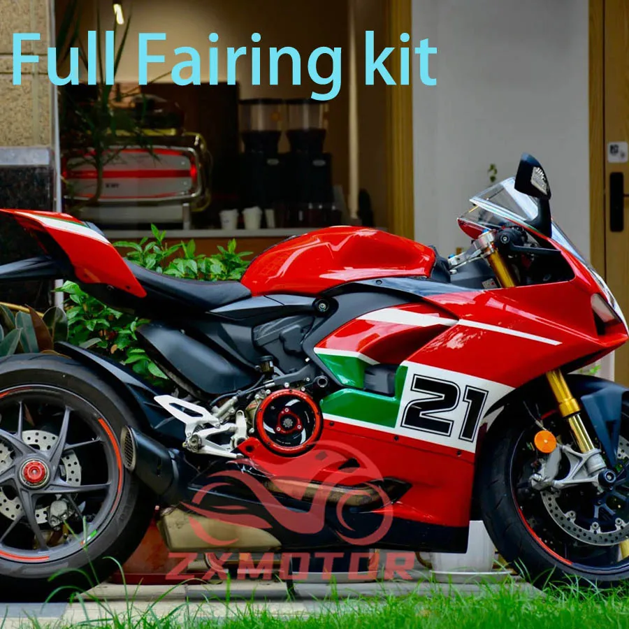 Full Fairing Kit for DUCATI V2 Panigale 20 21 22 Customizable ABS Injection Bodywork Set Motorcycle Fairings 2020 2021 2022