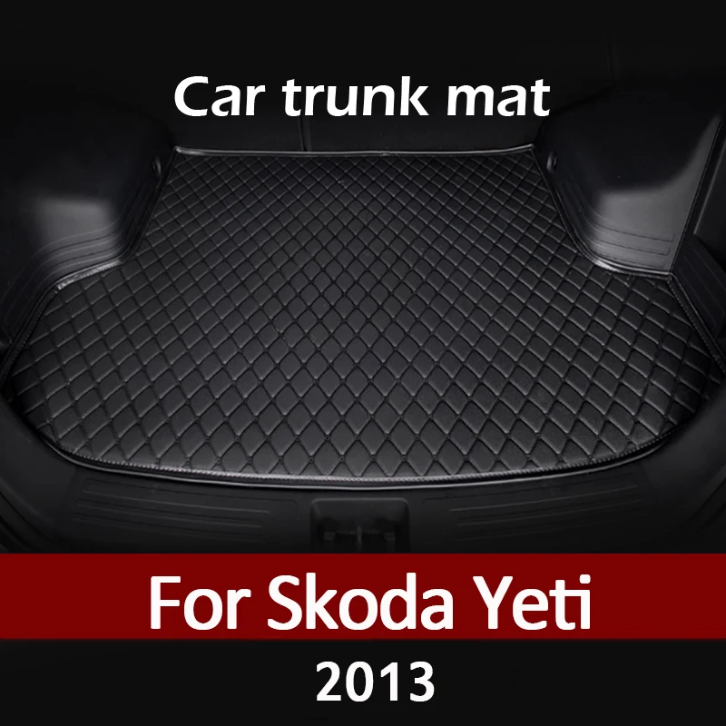 

Car trunk mat for Skoda Yeti 2013 cargo liner carpet interior accessories cover