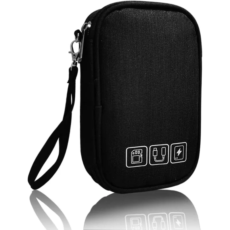 Electronic Organizer Bag Cable Organizer Travel Cord Organizer Case Pouch Portable Carrying Case for Charger Hard Drive Earphone