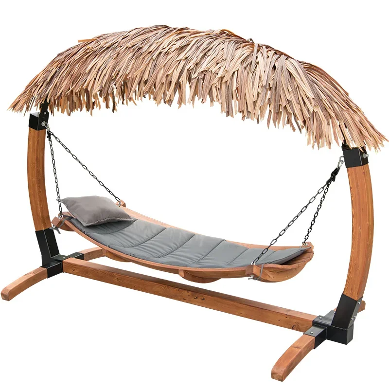 

Multi-functional Outdoor Swing Canopy Daybed Rattan Swing Chair Garden Set Patio Swing Hammock