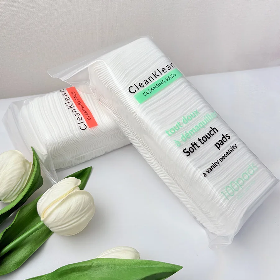 200/400Pcs 일회용 라운드 메이크업 패드, 두꺼운 메이크업 리무버 패드, 다목적 스킨 케어, 데일리 스킨 케어, 스킨 클리닝, 메이크업 리무버 7*6cm 100 개/갑