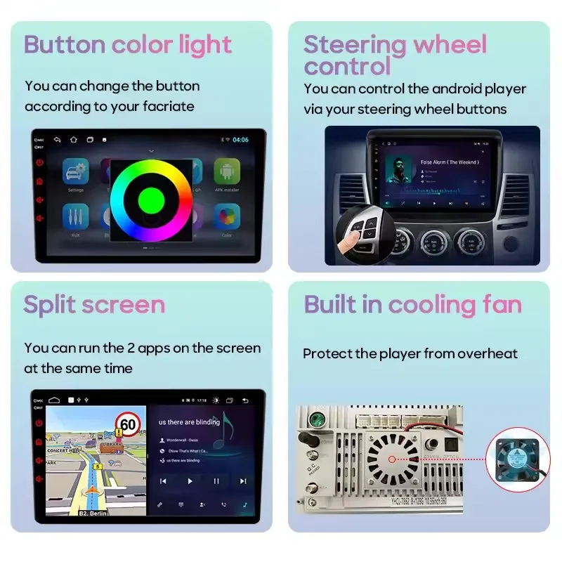 Android 16 For Mazda 6 2015-2019 Car Radio Stereo Head Unit Autoradio Navigation GPS Car Multimedia Player 4G+WIFI Carplay BT