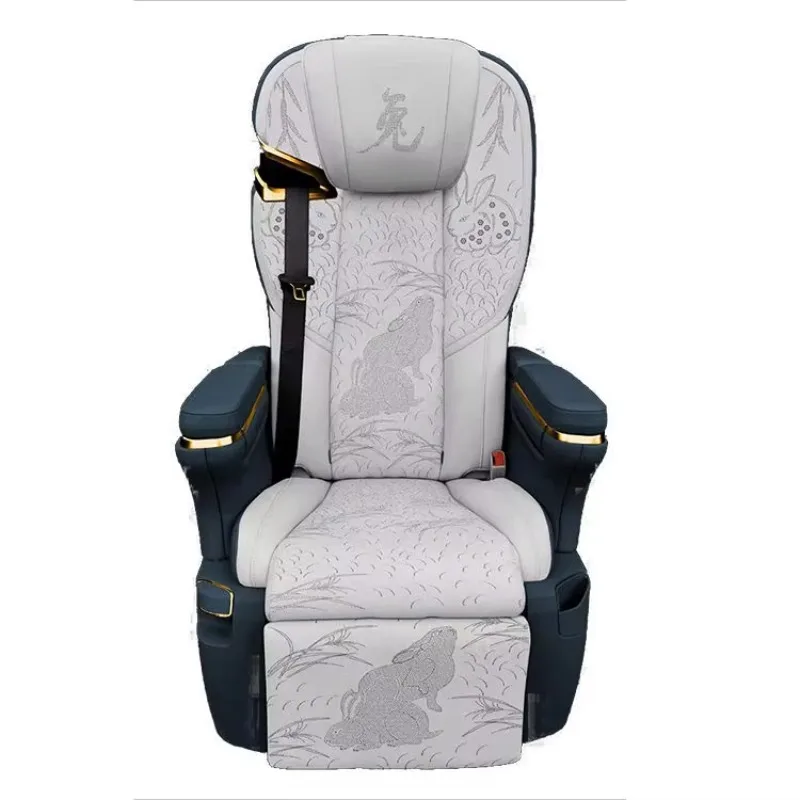 Luxury Electric Leather Car Seat for Small Car MPV Van RV Modified With Heating Massage Ventilation Reclining Function