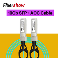 10G SFP+ AOC Cable 10GBASE Active Optical SFP Cable high speed transmission compatible with Cisco Huawei MikroTik HP Intel Dell