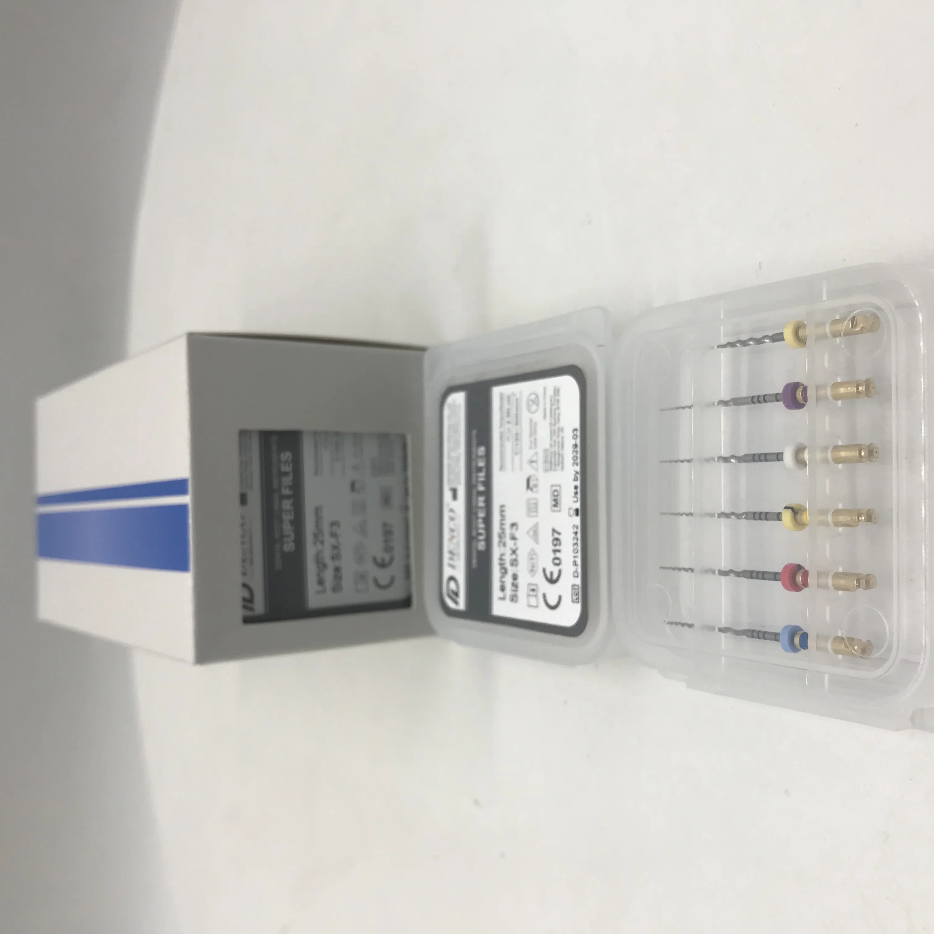 CE Approved den tal Root Canal Instruments Super Files Denco Blue Niti Super Files 10 small/large boxes
