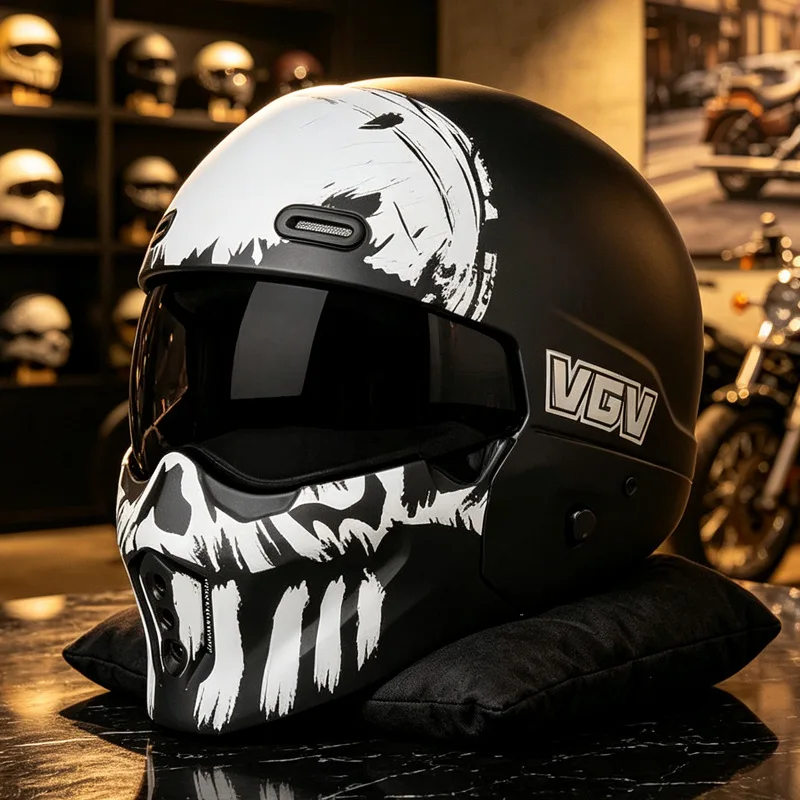 DOT Scorpion Bluetooth Helmet Detachable Multi-purpose Combination Helmet Capacete De Moto Masculino Casco Casque Moto
