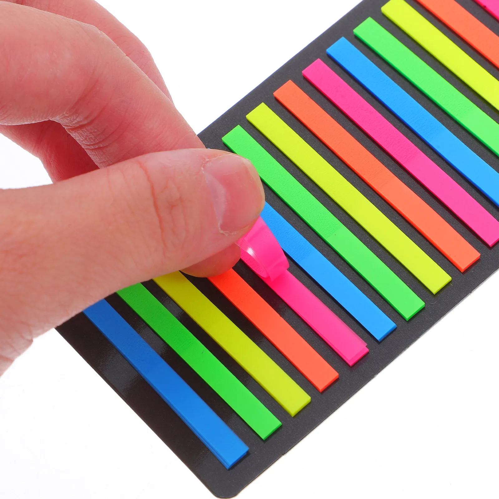 1800Pcs Transparent Strip Sticky Index Tabs For Study Notes Book Removable Highlighter Page Markers