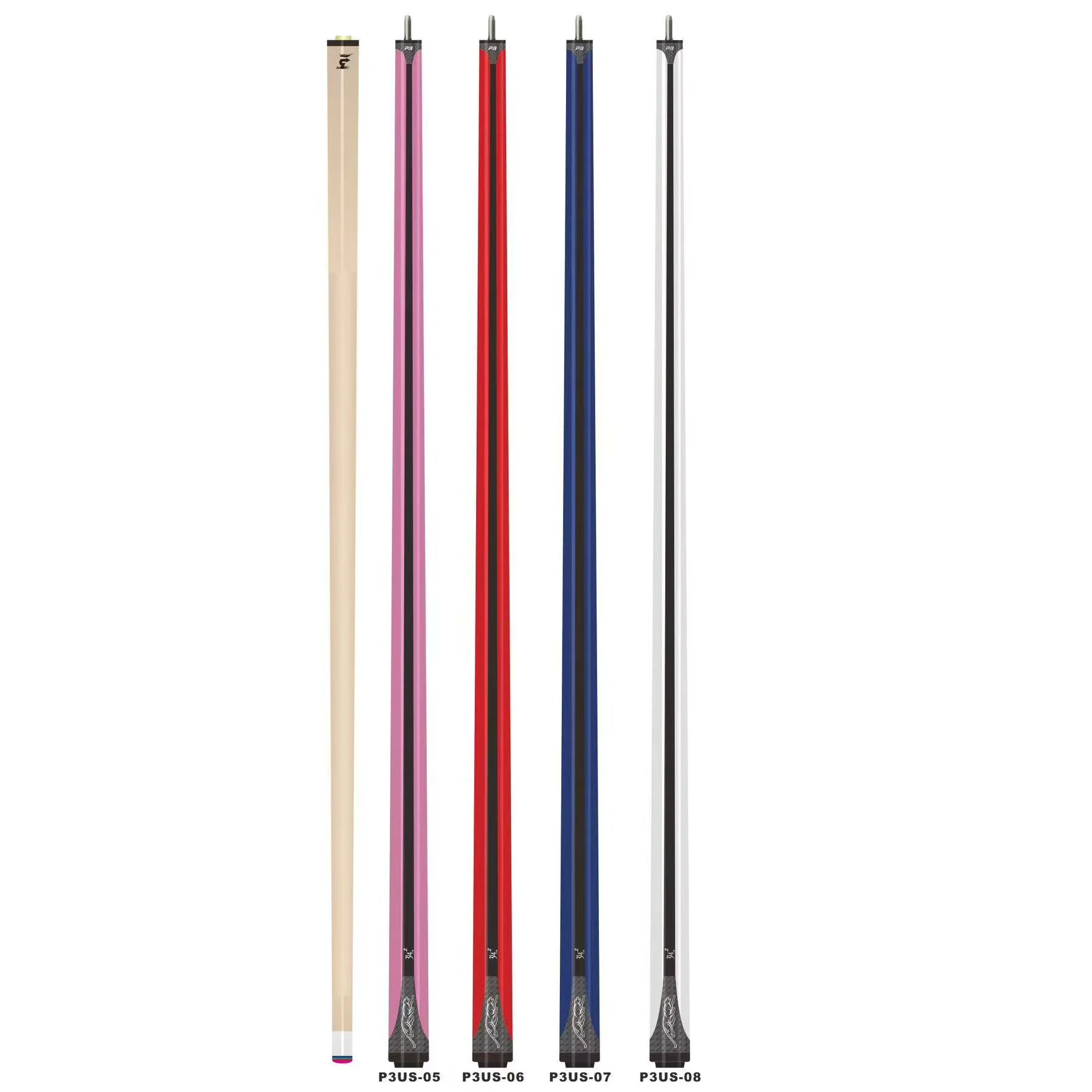 

Разные стили, популярный, хорошее качество, 1/2 шт., бильярдный кий с гладкой рукояткой, наконечник 13 мм для продажи