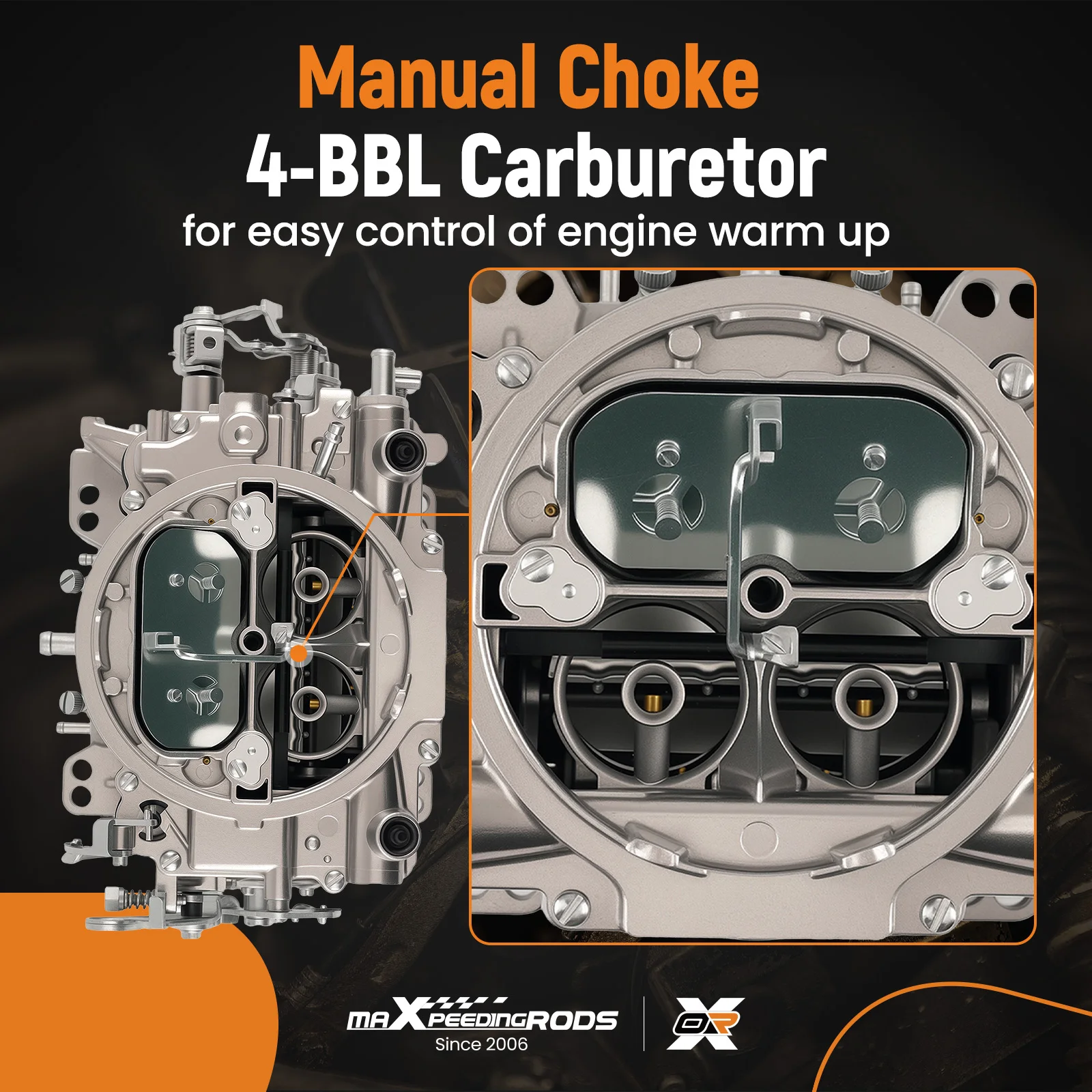 Carburator Carburetor for Chevy: Corvette, Camaro, Silverado, Monte Carlo, C10