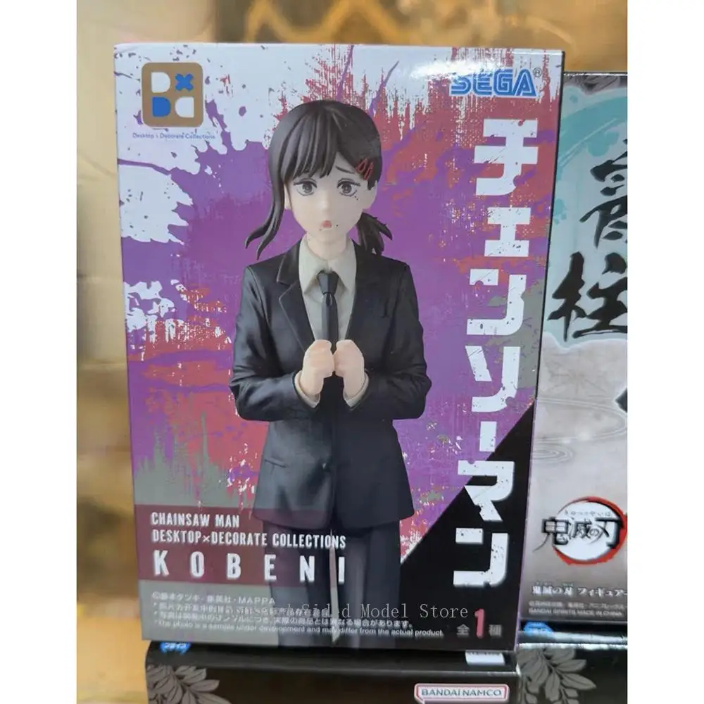 

IN Stock Original SEGA Desktop Decorate Collections Chainsaw Man Higashiyama Kobeni 16CM Anime Figure Model Collectible Toys